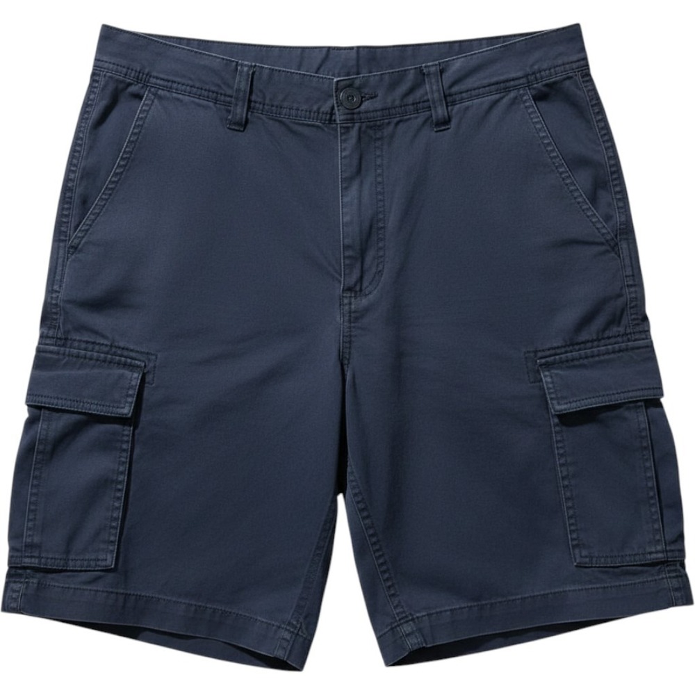 St Johns Bay Cargo Shorts Mens Navy Blue Casual Six Pockets Outdoor Size 36